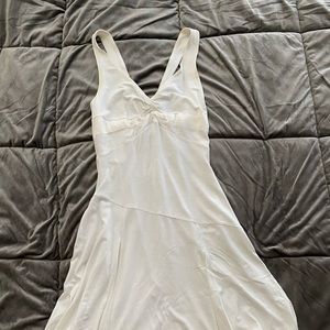 Bebe White asymmetrical bottom dress